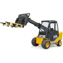 Bruder 02512 - Teletruk mit Palette gelb/schwarz 1:16