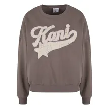 Karl Kani Woven Signature Star Logo Crew Pullover - Braun