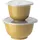 Rosti Rührschüssel Set 2tlg. mit Deckel, Margrethe in Curry, + 3 L, 29937 - Schale, Braun