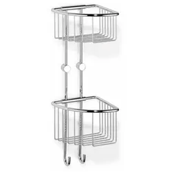 Giese Duschkörbe Twin-Set Eckmodell 30020-02, Accessoires, chrom