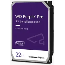 WESTERN DIGITAL interne HDD-Festplatte "WD Purple Pro", lila (dunkellila), 22TB, Festplatten