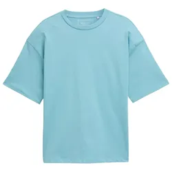 TOM TAILOR DENIM Herren Oversized T-Shirt, blau, Uni, Gr. L