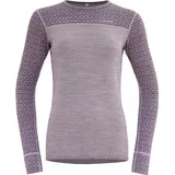 Devold Damen Kvitegga Merino 230 Longsleeve (Größe S, lila)