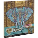 Grafix Diamond Painting Op Canvas Olifant