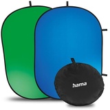 Hama Falthintergrund "2in1" 150x200cm grün/blau (21570)