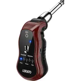 Gitarren-Kopfhörer-Verstärker, LEKATO Mini-Gitarrenverstärker, wiederaufladbarer Taschen-Gitarrenverstärker mit Bluetooth, Eingebaute Effekte, Clean Chorus Overdrive Verzerrung und Wah