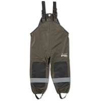 Sterntaler Kleinkind Jungen Regenhose Kinder Funktions-Regenhose - Regenhose Kinder - Wasserdicht Druckknopf und verschweißte Nähte - dunkelgrün, 116