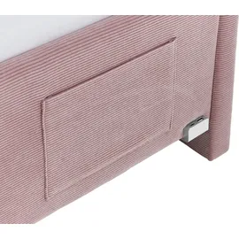 Meise Möbel Polsterbett Cool 140 x 200 cm rose inkl. Rückenelement