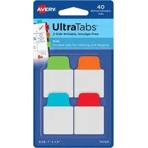 Avery Zweckform UltraTabs Mini Haftmarker farbsortiert 40 Blatt