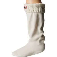Hunter lange Thermosocken für Gummistiefel, Unisex, für Erwachsene, 15,2 cm. Gr. M, natürliches weiß - M