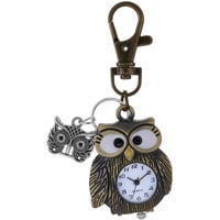 Avaner Schlüsselanhänger Taschenuhr, Rucksack Gürtel Taschenuhr, Schlüsselanhänger Uhr mit Anhänger, Clip on Schlüsselschnalle Revers Uhr für Damen und Herren