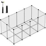 Songmics Freigehege L-XXL 145 x 72 x 57 cm weiß