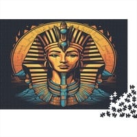 Hölzern Puzzle 2023, Adventskalender Puzzle 1000 Hölzern Teile Weihnachtskalender 2023 Männer Frauen Geschenke Jigsaw Puzzle Adventskalender Geschenke - Ägyptischer Pharao