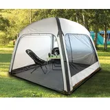 Reimo Seitenwand mit Moskitonetz für Pianosa Pavillon, 300x300cm, hellgrau