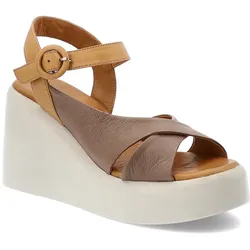 Graue Sandalen Artiker Keilschuhe, 38