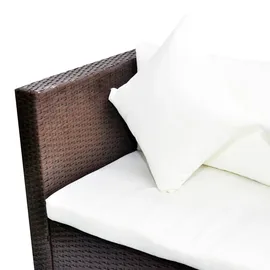 vidaXL Garten-Lounge-Set 4-tlg. braun