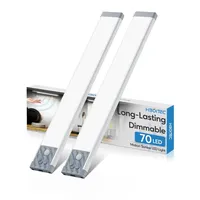 HIBOITEC Schrankbeleuchtung Kabellos 32,5cm 2500mAh, Dimmbar Schrankbeleuchtung mit Bewegungsmelder,