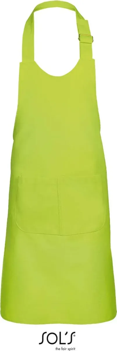 SOLS Kinder Latzschürze 00599 apple green 64 x 47 cm