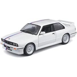 BBURAGO 18-21100W - BMW M3 (E30) 1988 weiß 1:24