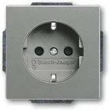Busch-Jaeger Schuko-Steckdose 20 EUCBLI-803 Grau 1 St.