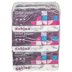 satino prestige Toilettenpapier 3-lagig - 72 Rollen weiß