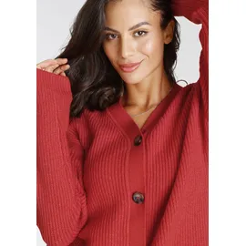 LAURA SCOTT Strickjacke rot XL