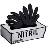 leipold doehle 14680 100 St. Nitril Einweghandschuh Größe (Handschuhe): 7, S