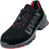 Uvex 1 S1 Halbschuh gelocht schwarz/rot 43 - 8546843