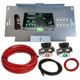 Impulse Innovation Zweitbatterieset | Votronic VCC 1212-30 Ladebooster | 12V 30A | 6m 10mm2 Kabel | Batteriehalter VW T4 T5 T6 Universal
