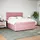 vidaXL Boxspringbett mit Matratze Rosa 180x200 cm Samt