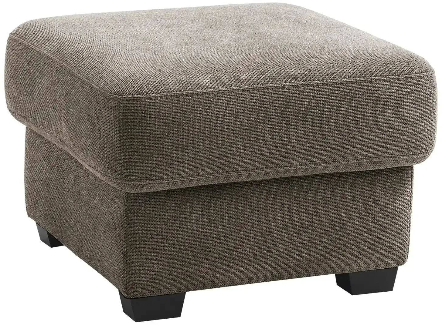 bobb Hocker mit Boxspringpolsterung  Lisa de Luxe , braun , Maße (cm): B: 61 H: 47 T: 61.0