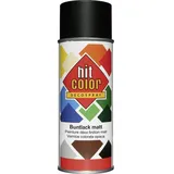 OEM Hitcolor Sprühlack Schwarz matt 0,4 l