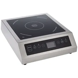 Metro Professional GIC3135 Induktionskochfeld, Edelstahl/Glaskeramik, 3500 W, Überhitzungsschutz, Fettfiltersystem, silber