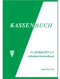 Kassenbuch A4 2x40BL PVP 4104