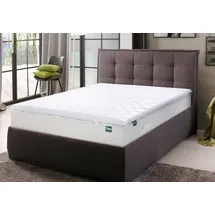 fan fan, Topper Kian, 5,5 cm hoch, Komfortschaum, Komfortkern mit mehr als 1.000 Wellnesspunkten! weiß 160 cm x 200 cm x 5,5 cm