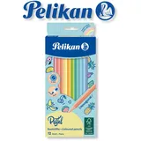 Pelikan Buntstifte sechskant Pastell 12 Stück