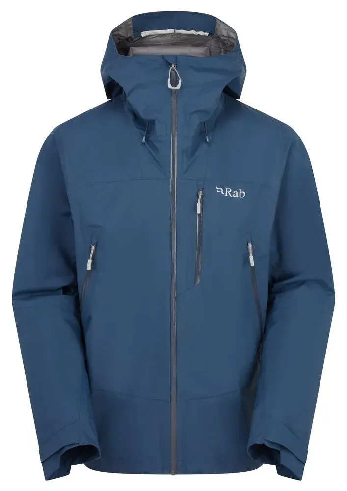 Rab Downpour Mountain Jacket - Hardshelljacke - S - Tempest Blue