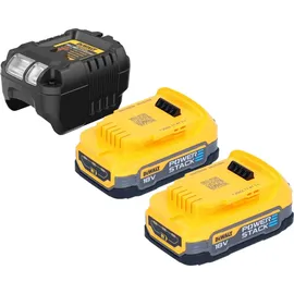 DeWalt DCB 1102 E2 Akku Starter Set 18 V 2 Stück