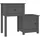 vidaXL Nachtschrank Grau 79,5 x 38 x 65,5 cm Kiefer