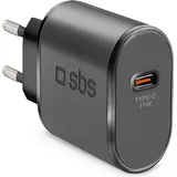 SBS Mobile 15W Fast Charge Wall Charger schwarz (TETRTC15W)
