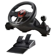 FlashFire WH-2304V Lenkrad rot/ schwarz für PC/ PS3/ PS4/ Xbox One