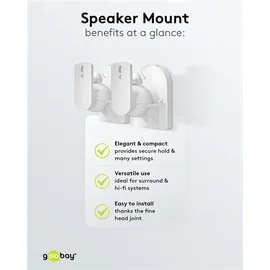 goobay 49393 Lautsprecherwandhalterung