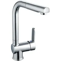 Einhebel Küchenarmatur mit Brause  chrom