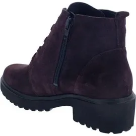 WALDLÄUFER H-Luise Bootie 716807-195-020, Order - Velourleder, Bordo (dunkelrot), Schnür. u. Reißverschluss, Weite H 37 - 37