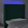 vidaXL LED Kopfteil Dunkelgrün 103x16x118/128 cm Samt
