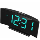 JVD Wecker Netzwecker, digital, schwarz, hellblaue Anzeige - JVD Modell: SB681.5