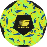 Sunflex Neopren Fußball Size 5 Glow Flames Firegreen bunt