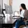 Ergotron HX Desk Monitor Arm schwarz