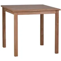 MiaMöbel Teak Esstisch 70x70cm Massivholz Teak