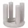 Broste Copenhagen Lucille Skulptur-Kerze Rainy Day Grey
